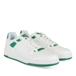 Baskets BLANC Garçon Motif Uni Lacets