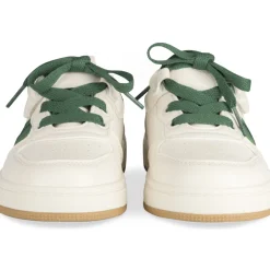 Baskets BLANC Garçon Motif Uni Scratch