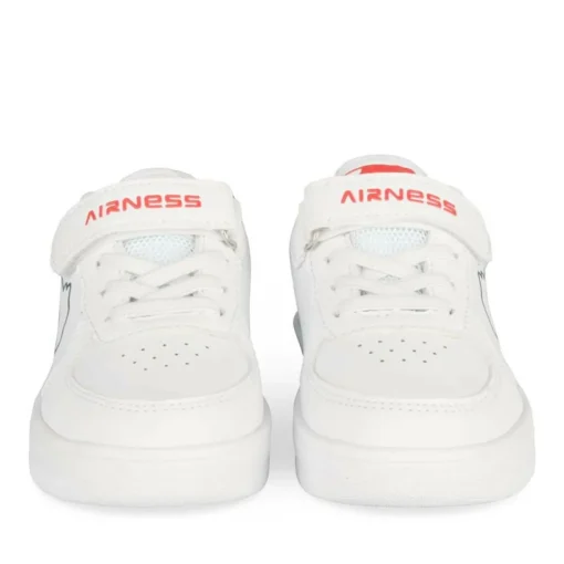 Baskets BLANC Garçon Motif Uni Scratch