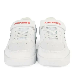 Baskets BLANC Garçon Motif Uni Scratch