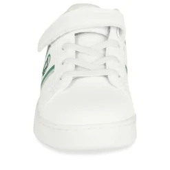 Baskets BLANC Garçon Motif Uni Scratch