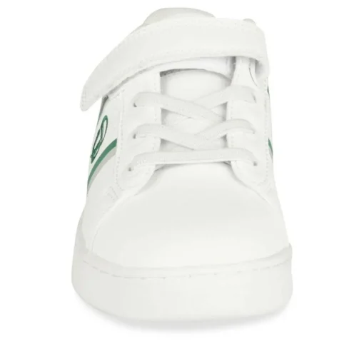 Baskets BLANC Garçon Motif Uni Scratch