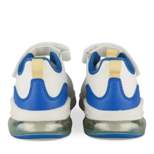 Baskets BLANC Garçon Motif Uni Lacets