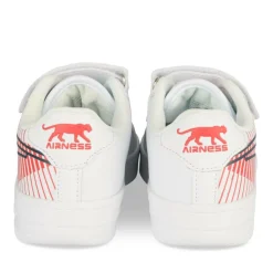 Baskets BLANC Garçon Motif Uni Scratch