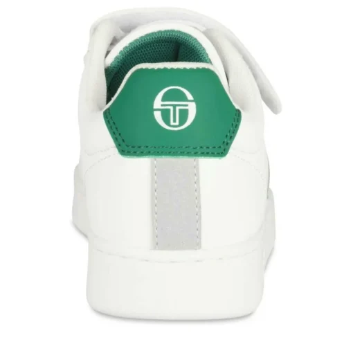 Baskets BLANC Garçon Motif Uni Scratch
