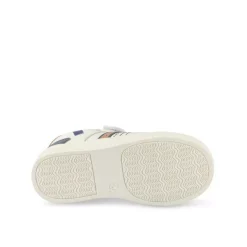 Baskets BLANC Garçon Motif Multicolore Scratch