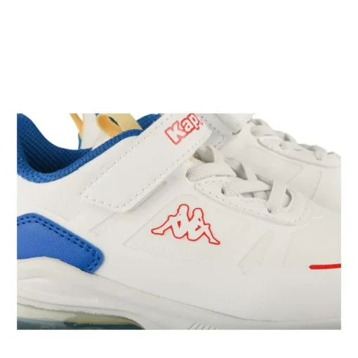 Baskets BLANC Garçon Motif Uni Lacets