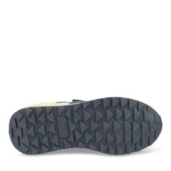 Baskets BLANC Garçon Motif Rayures Scratch
