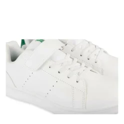 Baskets BLANC Garçon Motif Uni Scratch