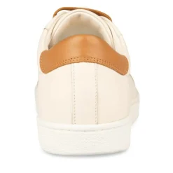 Baskets BLANC Homme CUIR Motif Uni Lacets