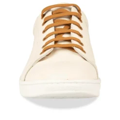 Baskets BLANC Homme CUIR Motif Uni Lacets