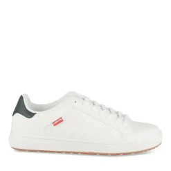 Baskets BLANC Homme Motif Uni A Enfiler