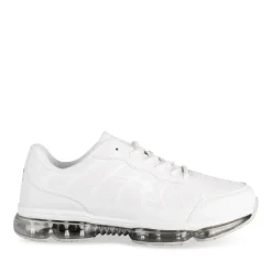 Baskets BLANC Homme Motif Uni Lacets