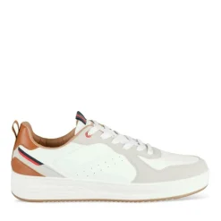 Baskets BLANC Homme Motif Uni Lacets