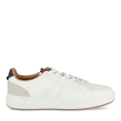 Baskets BLANC Homme Motif Uni Lacets