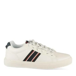 Baskets BLANC Homme Motif Uni Lacets
