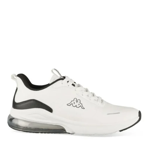 Baskets BLANC Homme Motif Uni Lacets