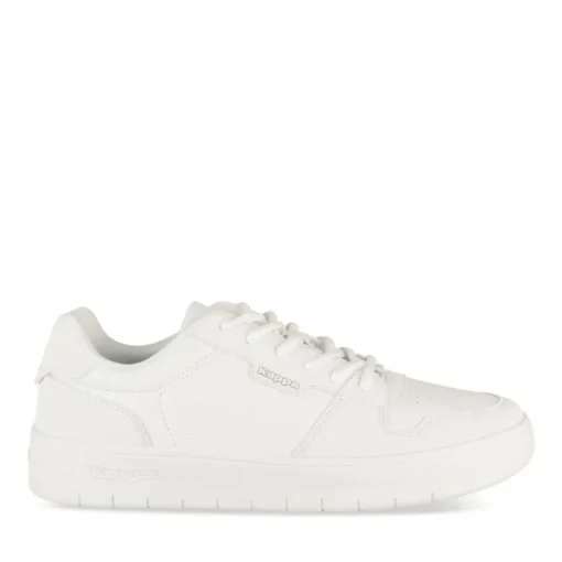 Baskets BLANC Homme Motif Uni Lacets