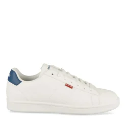Baskets BLANC Homme Motif Uni Lacets