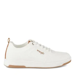 Baskets BLANC Homme Motif Uni Lacets
