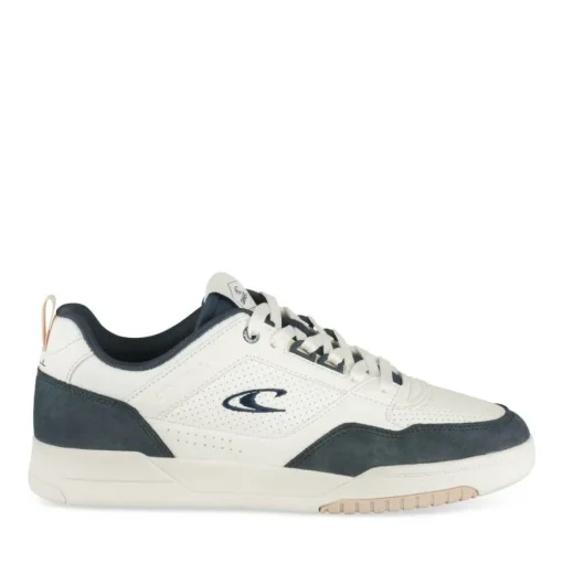 Baskets BLANC Homme Motif Uni Lacets