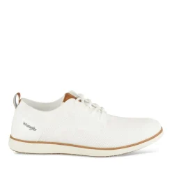 Baskets BLANC Homme Motif Uni Lacets