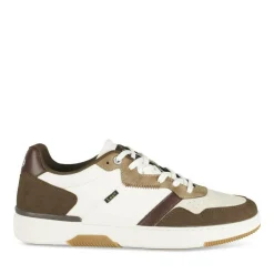 Baskets BLANC Homme Motif Uni Lacets