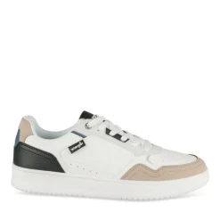 Baskets BLANC Homme Motif Uni Lacets