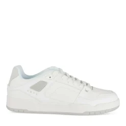 Baskets BLANC Homme Motif Uni Lacets