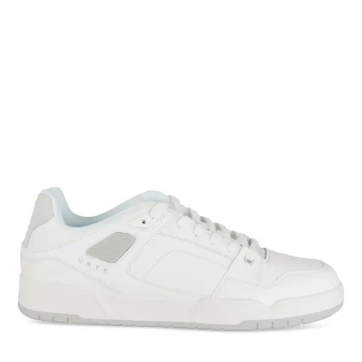 Baskets BLANC Homme Motif Uni Lacets