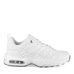 Baskets BLANC Homme Motif Uni Lacets