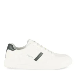 Baskets BLANC Homme Motif Uni Lacets