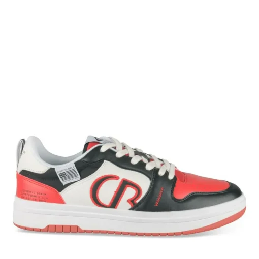 Baskets BLANC Homme Motif Uni A Enfiler