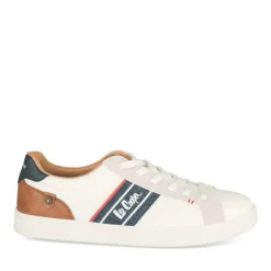 Baskets BLANC Homme Motif Uni Lacets
