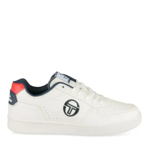 Baskets BLANC Homme Motif Uni Lacets