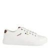Baskets BLANC Homme Motif Multicolore Lacets