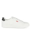 Baskets BLANC Homme Motif Uni A Enfiler