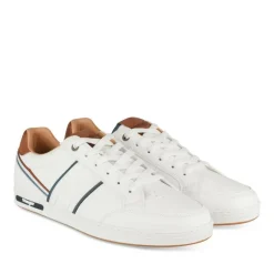 Baskets BLANC Homme Motif Uni Lacets