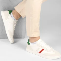 Baskets BLANC Homme Motif Uni Lacets