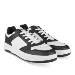 Baskets BLANC Homme Motif Uni Lacets