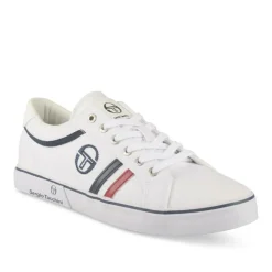 Baskets BLANC Homme Motif Uni Lacets