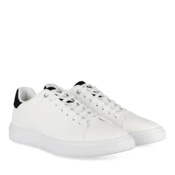 Baskets BLANC Homme Motif Uni Lacets