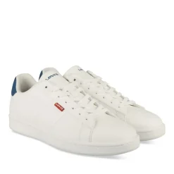 Baskets BLANC Homme Motif Uni Lacets