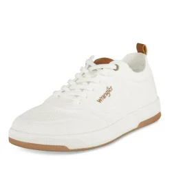 Baskets BLANC Homme Motif Uni Lacets