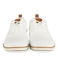 Baskets BLANC Homme Motif Uni Lacets