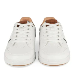 Baskets BLANC Homme Motif Uni Lacets