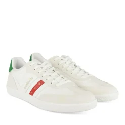 Baskets BLANC Homme Motif Uni Lacets