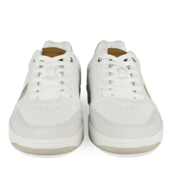 Baskets BLANC Homme Motif Uni A Enfiler