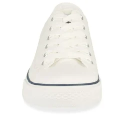 Baskets BLANC Homme Motif Uni Lacets