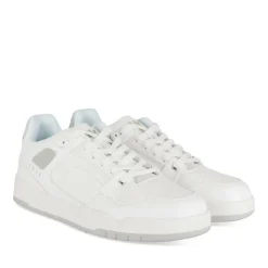 Baskets BLANC Homme Motif Uni Lacets